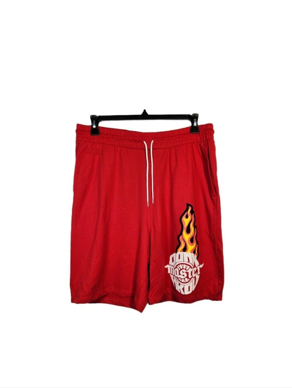 Akoo Fox Sweat Shorts Men's Size 2XL Red Dunk Master NWT 10